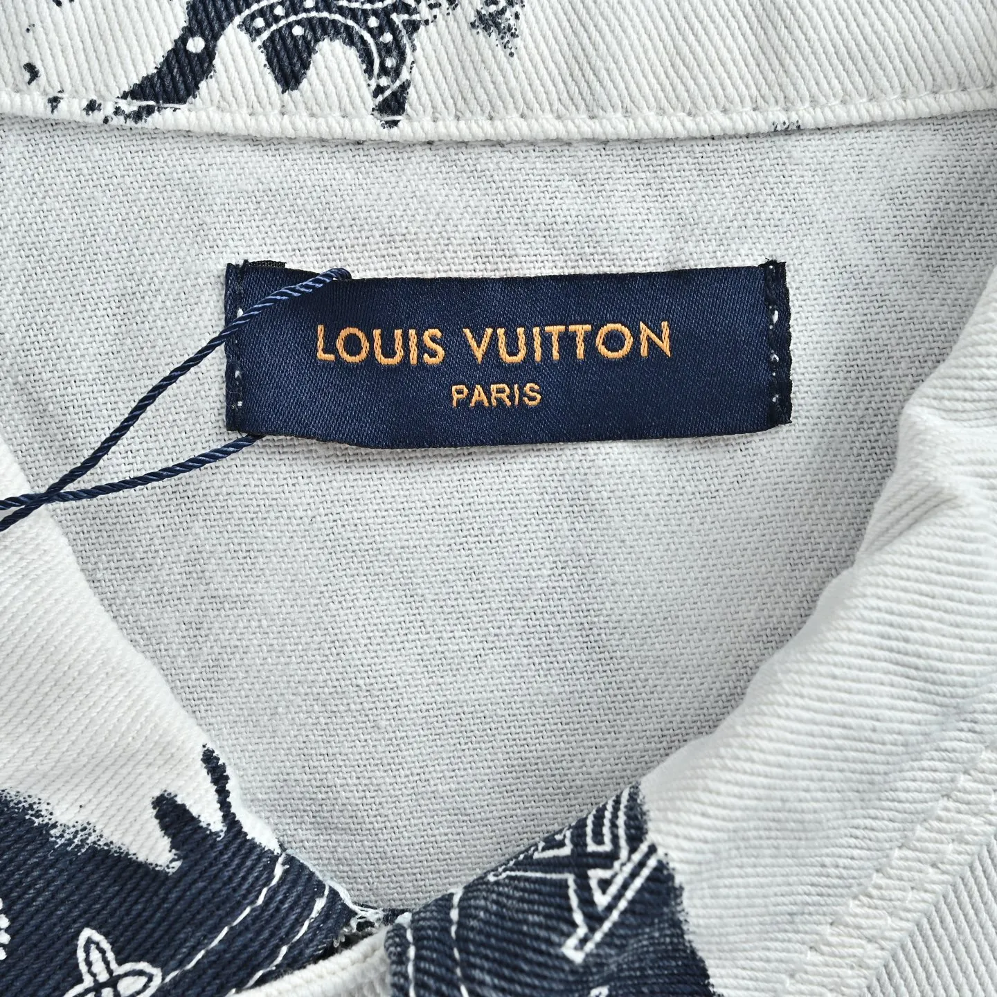 Louis Vuitton/Louis Vuitton cashew flower denim jacket